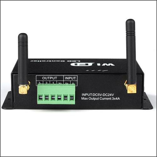 4Ax3CH, 2.4GHz WIFI RF Wireless Slave Controller Control Via IOS or Android Smart Phone Tablet PC Constant Current For SC,CCT,RGB LED Strips 4Ax3CH, 2.4GHz WIFI RF Wireless Slave Controller Control Via IOS or Android Smart Phone Tablet PC Constant Current For SC,CCT,RGB LED Strips